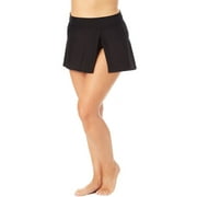 Anne Cole womens Banded Side Slit Swim Skirt, 24W